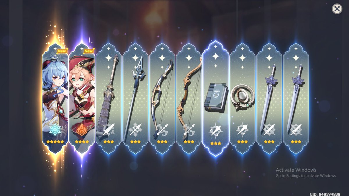 I GOT GANYU AND YANFEI AKNFWOIES😭😭😭