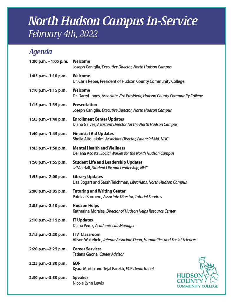 HCCCEOF's tweet photo. Good afternoon EOF Scholars! Please note that EOF will be present in North Hudson Campus In-Service event on February 4th, 2022. See you there!! https://t.co/a2kUP8u3WE