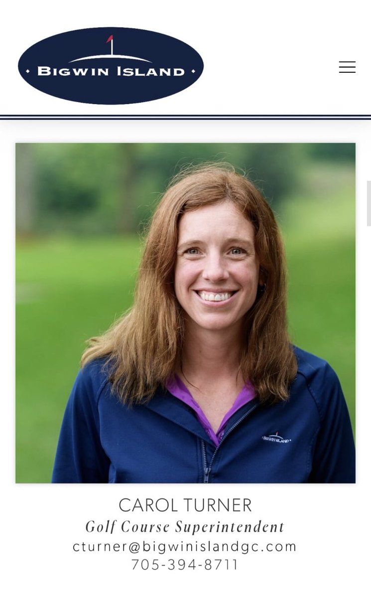 Add my congratulations to the pile <a href="/greensgurl/">Carol Turner</a>! Thrilled for you! Nice to see a modern and progressive hiring decision made by a group of modern and progressive leaders. My congrats to Greg, <a href="/lukeevansridley/">Luke Ridley</a>, the board and the hiring committee <a href="/bigwinisland/">Bigwin Island</a> for their leadership!