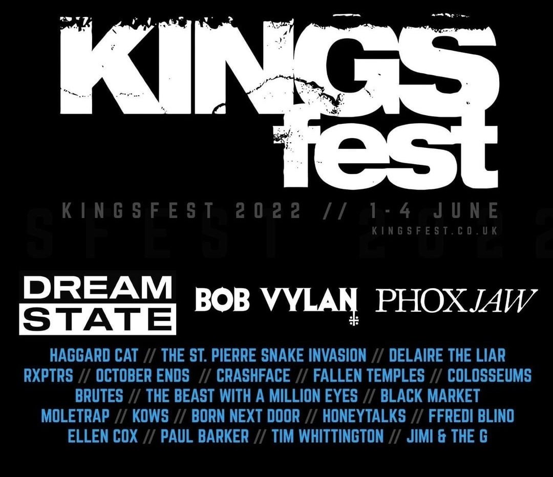 Just spotted this 👀

<a href="/KINGSfest/">KINGSfest</a> and its killer line up!!

£35 for a 4 day ticket and £57 for VIP 🤑 #valueformoney

Three out of four headliners include <a href="/DreamStateUK/">DREAM STATE</a> <a href="/BobbyVylan/">Bob Vylan</a> and <a href="/phoxjaw/">Phoxjaw</a>

⚡️ festpod.co.uk ⚡️