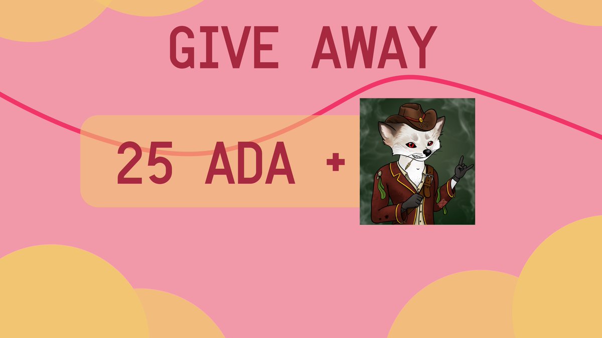 CNFT Atlas - PROMOTER | (@cnftatlas) on Twitter photo 2022-01-28 19:06:16 📢#CNFTGiveaway 📢 😱Hurry!!! Win yourself 25 ada + @FoxHuntNFT before the big drop!😱 1⃣♥️ and RT 2⃣follow @FoxHuntNFT 3⃣tag as many people as YOU CAN (atleast 2) ⏰Winner will be announced 9am UTC #CNFTCommunity #NFTs #ADA #NFTGiveway #NFTCommmunity #Cardano 📢#CNFTGiveaway 📢 😱Hurry!!! Win yourself 25 ada + @FoxHuntNFT before the big drop!😱 1⃣♥️ and RT 2⃣follow @FoxHuntNFT 3⃣tag as many people as YOU CAN (atleast 2) ⏰Winner will be announced 9am UTC #CNFTCommunity #NFTs #ADA #NFTGiveway #NFTCommmunity #Cardano