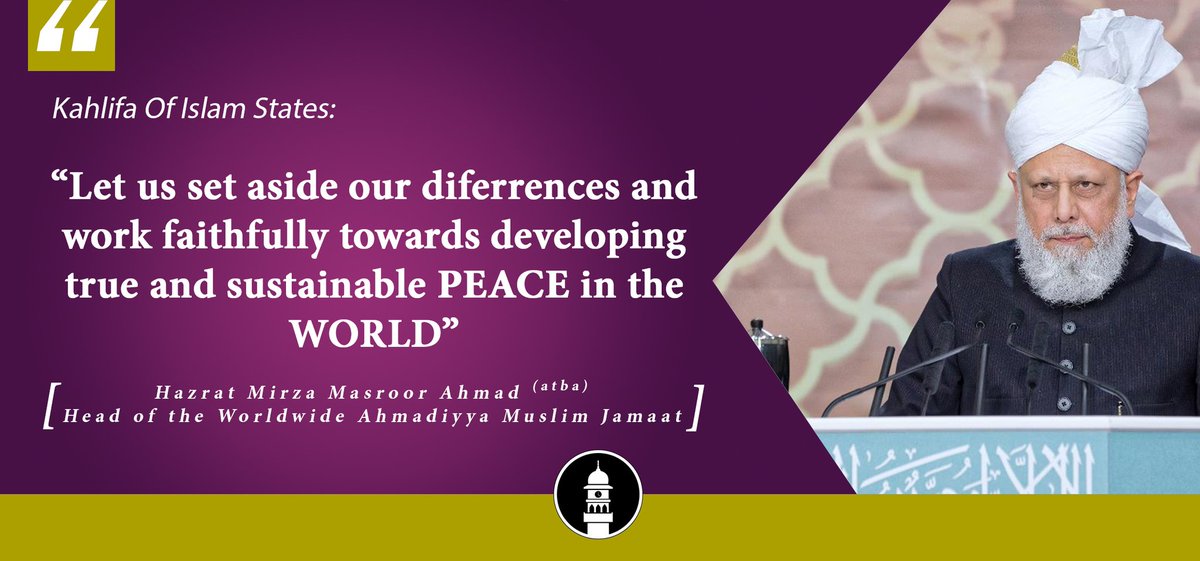 SajeelGhouri's tweet photo. ★★★★★
His Powerful Message for all times.

A Call for International Solidarity 🤝
#AhmadiyyaKhilafat https://t.co/1fRVKbvkXR