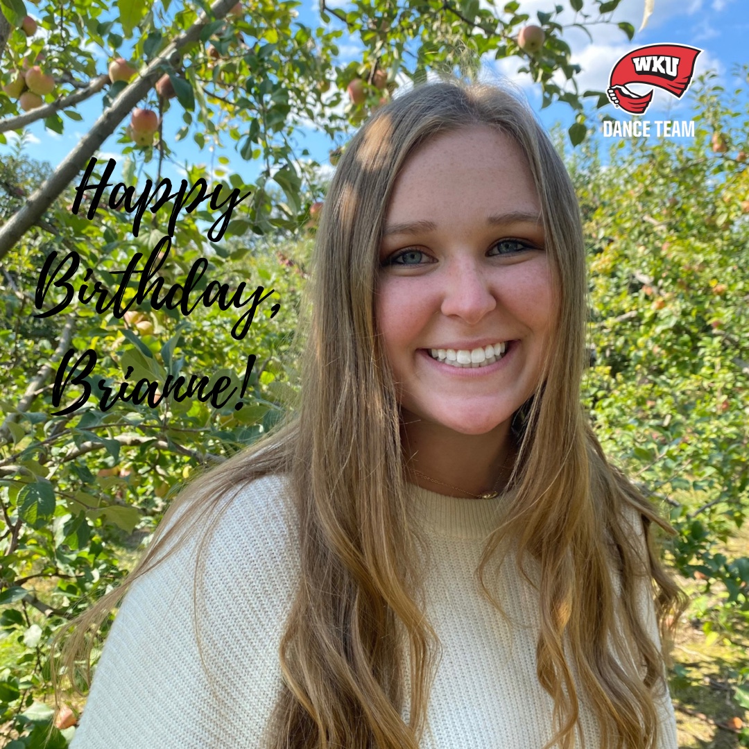 Happy birthday, Brianne!💕🎉🎈🎁
We hope your birthday is as wonderful as you are!
•
•
•
#Topperettes #WKUDT #GoTops #WKU