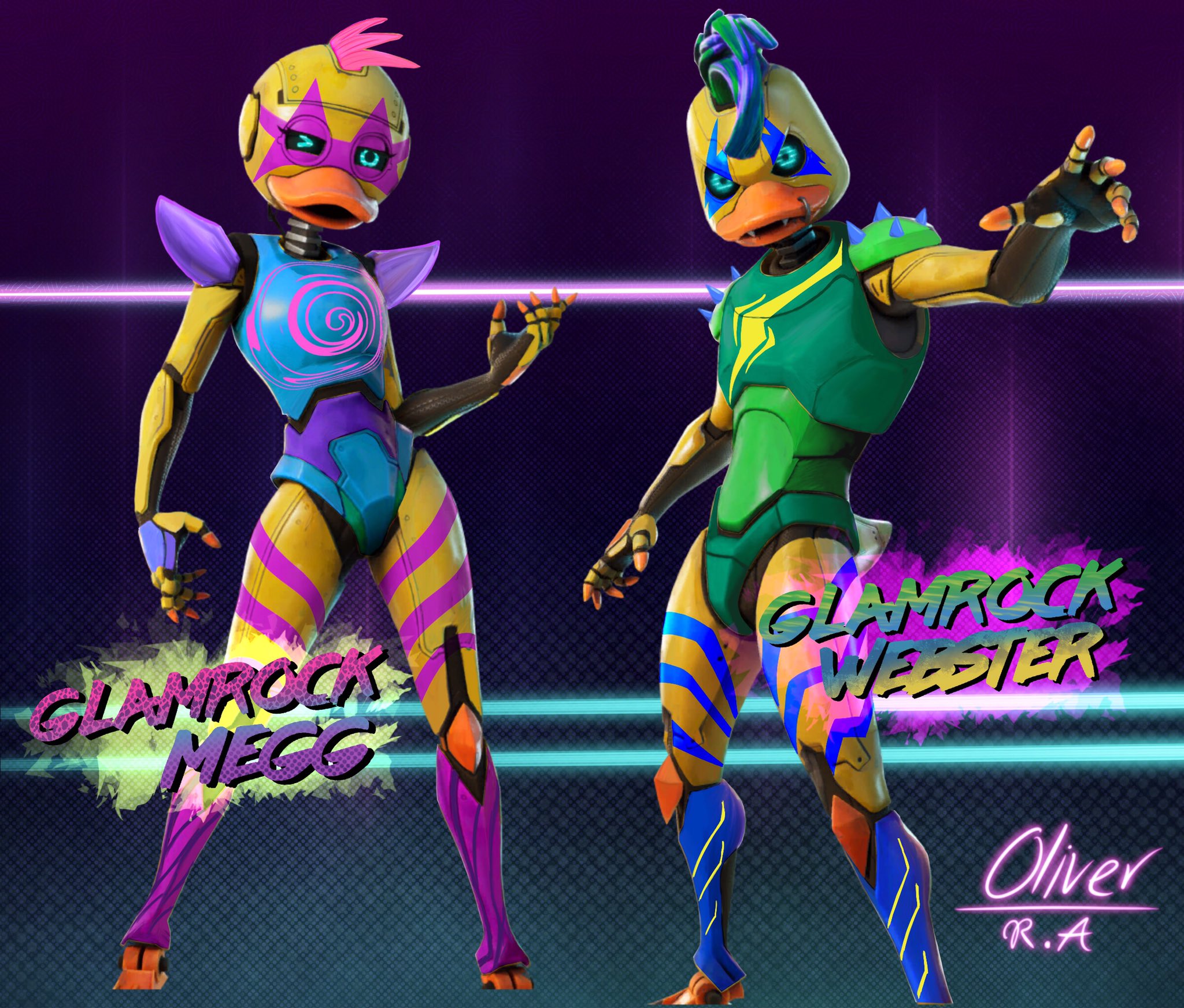Oliver/R.A on Twitter: "Styles for Megg and Webster, Inspired by a
