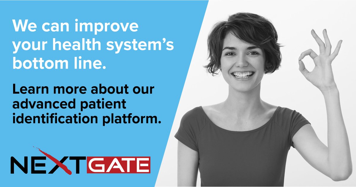 NextGate's tweet photo. #NextGate can improve your health system’s bottom line with its advanced patient identification platform.
https://t.co/NSo2dqtiZe
#EMPI #KnowYourPeople #identitymodernization https://t.co/qGg3SBDvvo