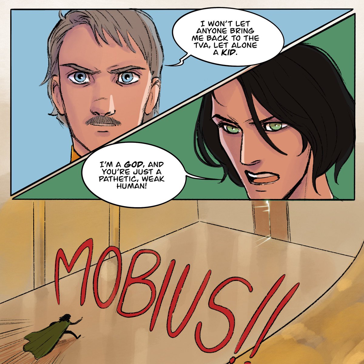 alice_rovai's tweet image. ALWAYS comic, pt 22 (end of the first part): PREORDERS OPEN! 💚💚💚
Oh, a Variant… 👀

The first part of this comic is finished! Read the last two panels in this thread, and find the Etsy link to preorder your copy of the comic book AND the Lokius artbook! 🤩🤩🤩 
#AlwaysComic