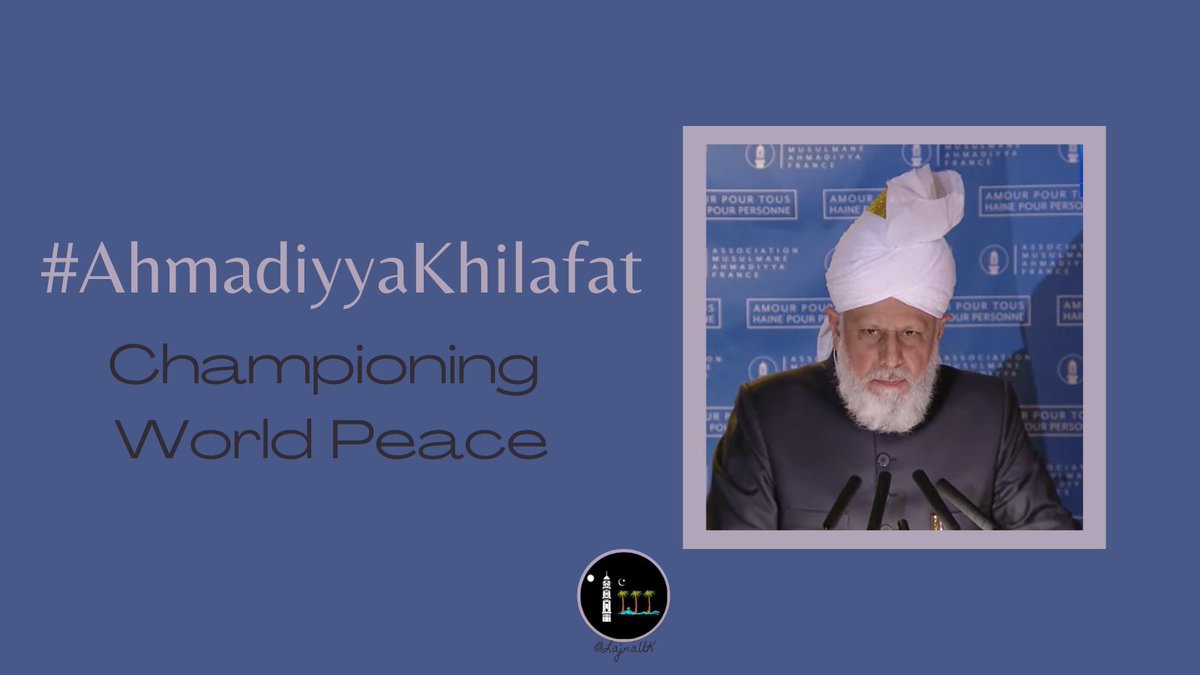 LajnaUK's tweet photo. #AhmadiyyaKhilafat champions world peace. https://t.co/hSreg4QU4d