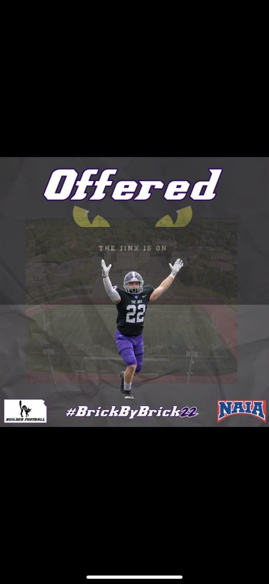 Blessed to receive an offer from <a href="/BuilderFootball/">SC Builder Football</a>‼️‼️ #brickbybrick