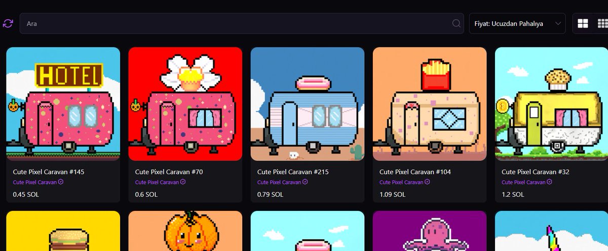 CutePCaravan's tweet photo. Cute Pixel Caravan a hand-drawn, randomly algorithmically generated NFT package. Only 27 of these Cute Pixel Caravan will exist. Each of them is designed to be different from the other.

https://t.co/5p5DS9BGAr

#Solana #SolanaNFTs #SolanaNFT #NFT #NFTs #NFTCommunity #NFTProject https://t.co/l4Z6zVhK40