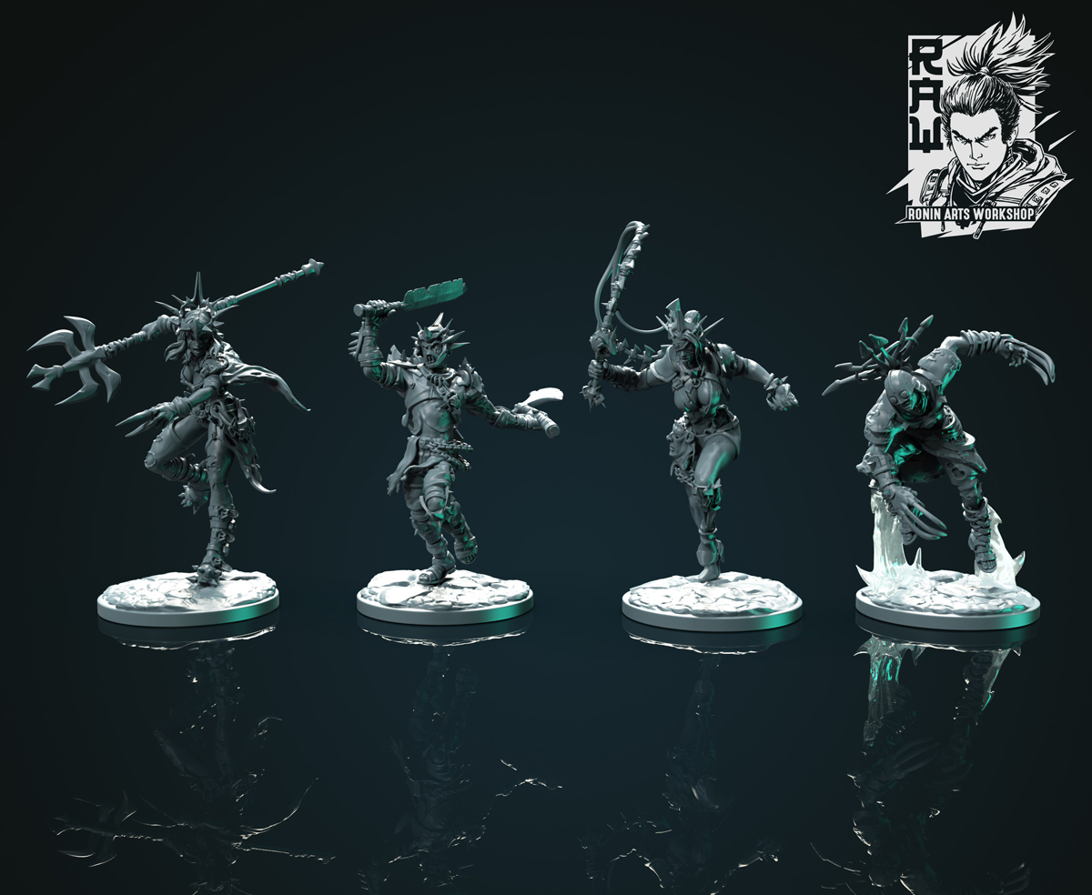RAW_RoninArts's tweet photo. When not going for bloody sportsball the Stonecrows are of course always ready to literally throw down!
A spike covered handegg probably also hurts quite a bit but definitely not as much as their actual weapons...
#miniatures #warmongers #ワンフェス #patreon #3Dprinting #DnD https://t.co/Ni8ZknTwWa