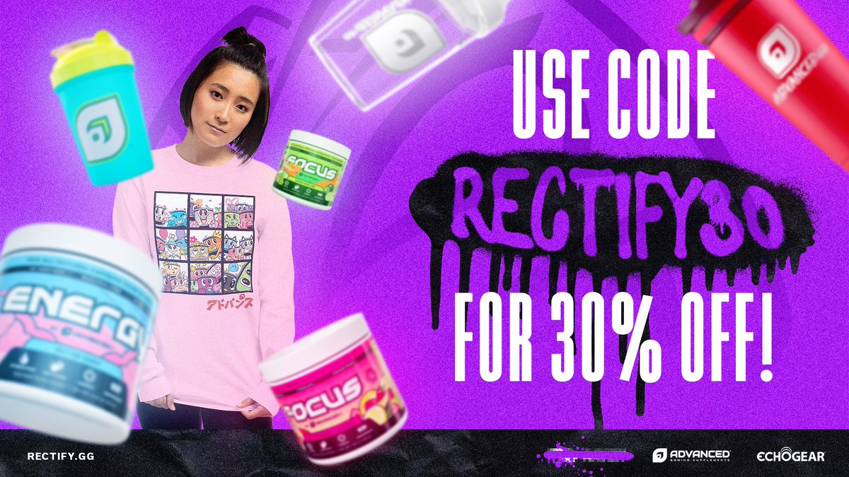RectifyEsports's tweet image. 30% OFF ALL @ADVANCEDgg PRODUCTS! 

For a limited time this weekend use code 'RECTIFY30' at advanced.gg/?ref=Rectify
