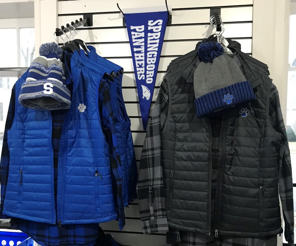 Boro_Boosters's tweet image. Baby, it&apos;s cold outside so stop in the Fan Store and get your awesome Springboro hats, vests, flannels, and jackets