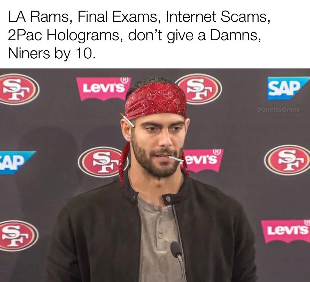 horse_players's tweet photo. #49ers #fttb #nfl #NFCChampionshipGame https://t.co/FsAMsvQ7Rz