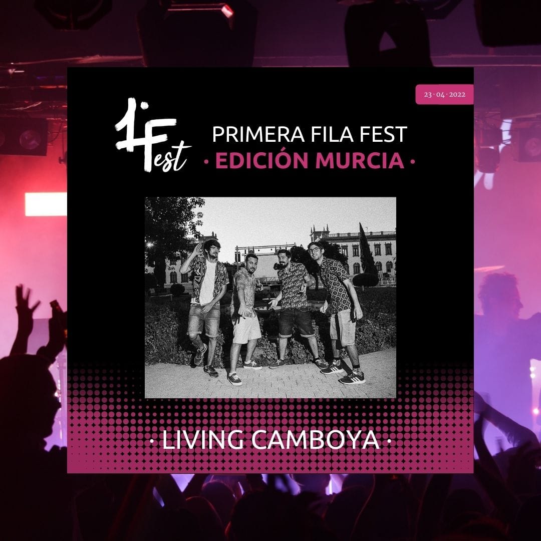 --> bit.ly/3AIAUfT
La tercera banda confirmada para el PRIMERA FILA FEST MURCIA son LIVING CAMBOYA!!!!
Bienvenidos!!!!
#primerafilafest #emergenesdeprimerafila #murcia #malaga #indie #emergentes #festival #pop #rock #funk #livingcamboya #28Enero #FelizViernesATodos