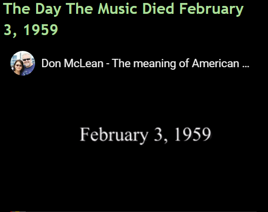 Freemall4u's tweet photo. https://t.co/CSjcCgbfkN"American Pie' #Explained #rock #FridayMotivation #FridayVibes #TGIF #TGIFridays #music #History #cool #ANSWER https://t.co/6cNhk83RDc
