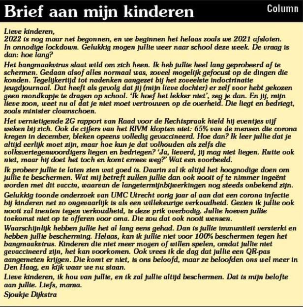 s_dijkstra1980's tweet photo. Deze #terugvolgvrijdag Tweet👇 was in kader van de belofte die ik deed aan m’n kinderen. Die belofte zal ik houden! ❤️

#Column #IJsselbode https://t.co/D6Wwc3klY5