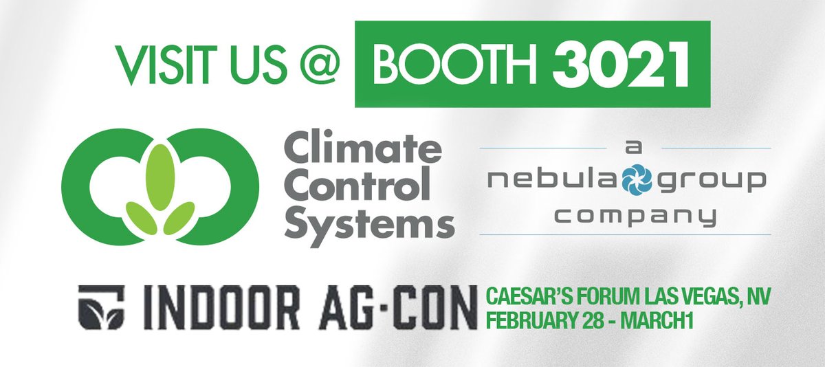 GreenhouseAtm's tweet photo. Mark your calendars! We're excited to announce we will be officially attending @indooragcon #IndoorAgCon2022 Feb 28 - Mar 1 in Las Vegas. We look forward to seeing you at booth 3021 in just under a month's time. For more info: https://t.co/a6HQFpHojy https://t.co/0uJeHJzU79