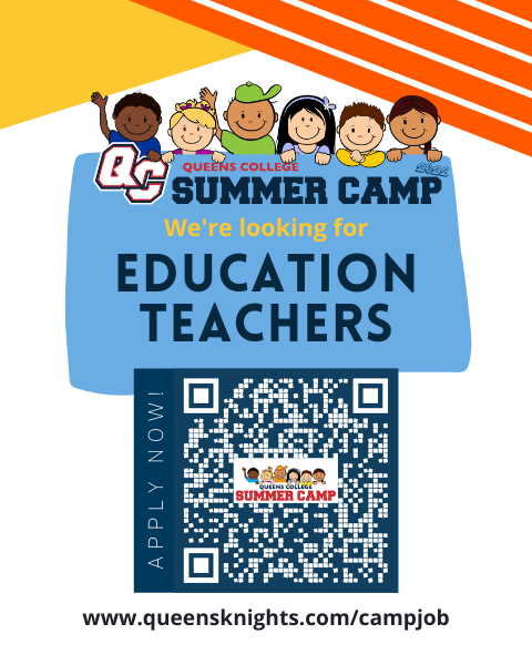 QCSummerCamp's tweet photo. Looking for a summer job? Its never too early to start applying! The Queens College Summer Camp Employment Application is open and interviews will begin soon. Apply today! https://t.co/MUVJVKT9Wr https://t.co/GnVDHyPfHA