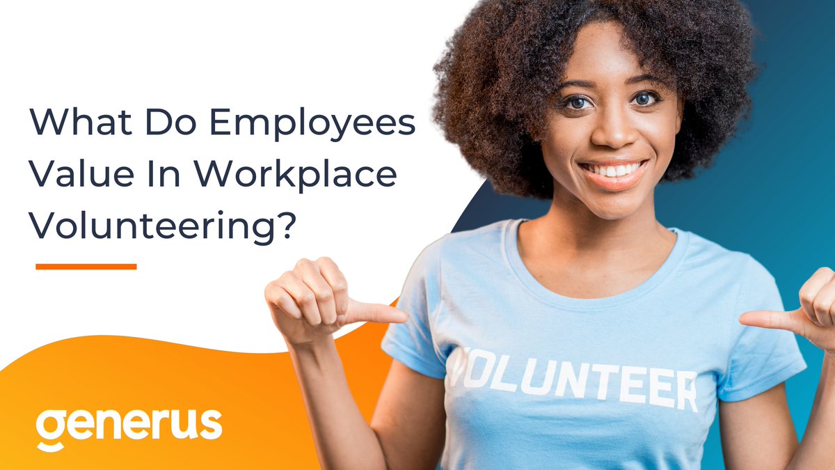 Workplace volunteering matters more than ever. Check out our latest blog post to learn more about what employees value in giving back. 

generus.com/2022/01/28/wha…

#employeeengagement #workplacetrends #volunteering #volunteerengagement