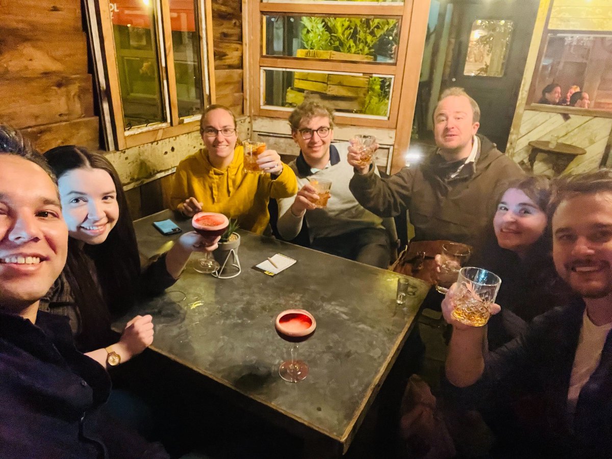 First lab social of 2022 and a belated celebration of <a href="/AlixChadwell/">Alix Chadwell</a> joining our team! Great to see everyone in person again 🦾