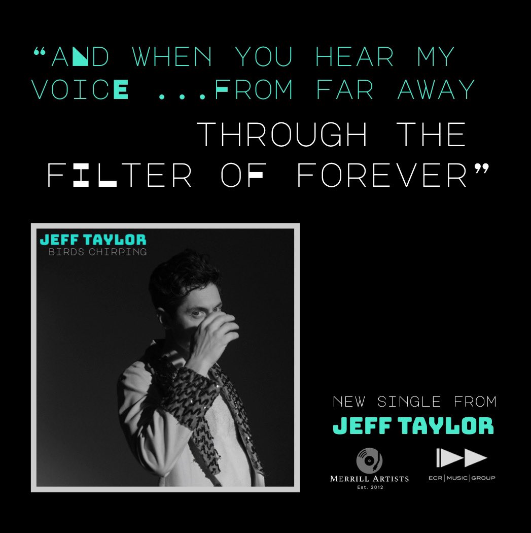 It feels SO good to have new music out! If you haven’t already listened to ‘Birds Chirping,’ I hope you’ll give it a spin: linktr.ee/jefftayloralive … I’m immensely proud of this track and I can’t WAIT for you all to hear my entire debut album. <a href="/MerrillArtists/">Merrill Artists</a> <a href="/ECRMusicGroup/">ECR Music Group</a>