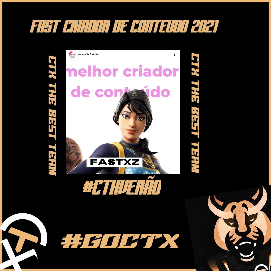 FACLUBECTX's tweet photo. Salve galeraa o brabo tem nome @ctx_fastxz eleito melhor criador de conteúdo de 2021 o cara é brabissimo representando a ctx daquele jeito #GOCTX 🧡🤍🖤 https://t.co/9nm3BBUXGt