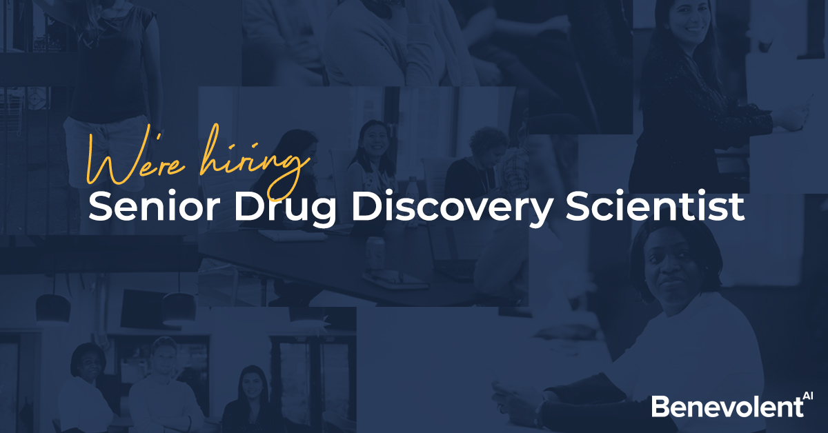 benevolent_ai's tweet photo. We are looking for innovative & creative lab-based drug discovery #scientists to join a team focused on AI-driven target identification & validation for #NASH #NAFLD diseases. Fancy advancing innovative approaches to drug discovery? #WorkAtBenevolent https://t.co/VIADoXvCDq https://t.co/DfHT7TJEHD