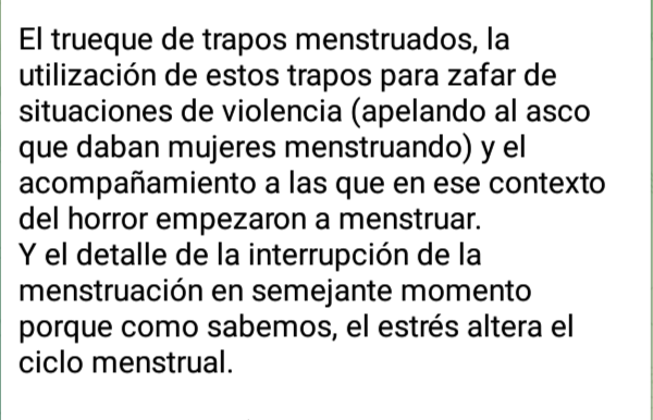 3Copita's tweet photo. Menstruar en #Auschwitz. 
Siempre contamos la historia desde un solo lugar. Las mujeres de aquel tiempo también menstruaban y/o comenzaban a vivenciar este ciclo. 
Se habla de cómo salvo a muchas de la violencia sexual y como las llevo a unirse. https://t.co/WenBMz0jze