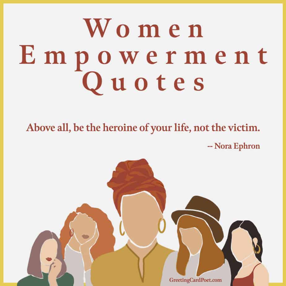 Greeting Card Poet on X: 137 Good Women Empowerment Quotes for  Inspiration. #womenempowerment #quotes #captions t   / X