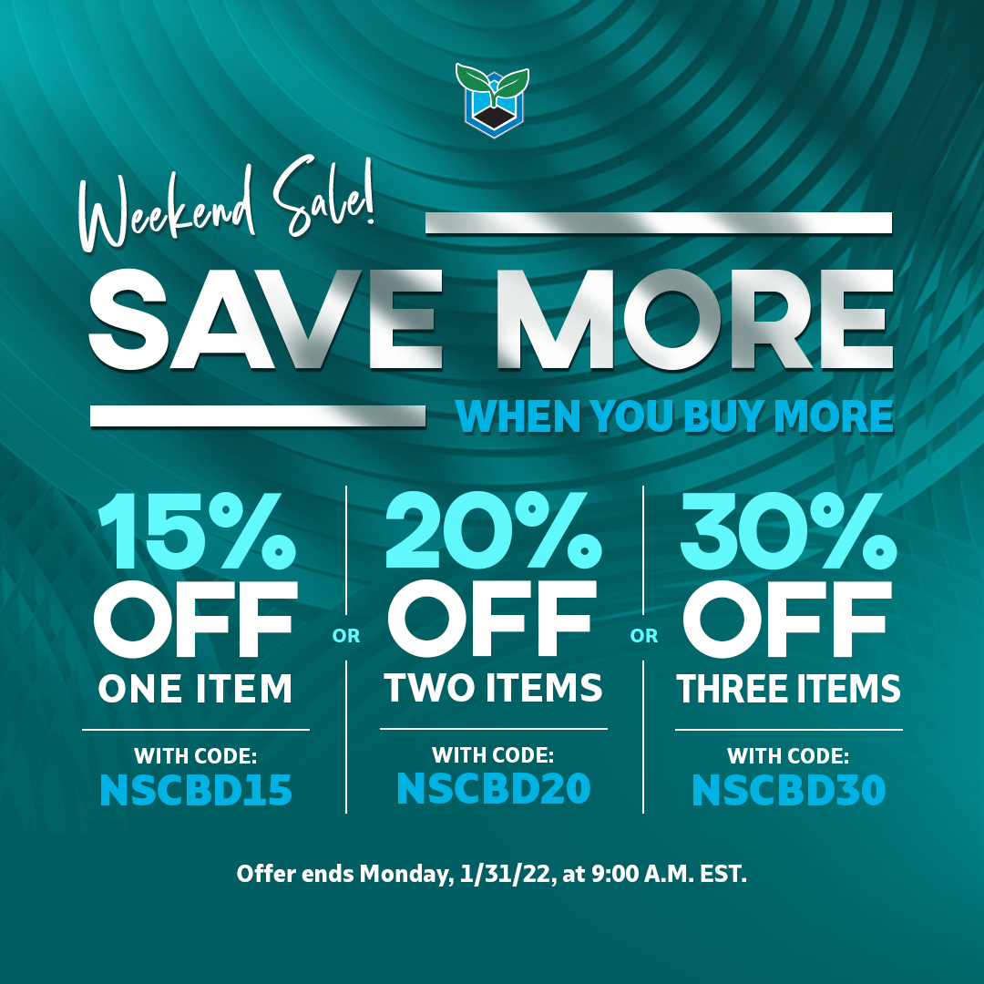 Natures_Script's tweet image. Don’t Miss This Weekend Flash Sale!

Save More When You Buy More 
15% Off One Item With Code: NSCBD15
20% Off Two Items With Code: NSCBD20
30% Off Three Items With Code: NSCBD30

Shop: ow.ly/kvTW50HGU1p

Offer ends Monday, 1/31/22, at 9:00 A.M. EST.

#sale #cbd