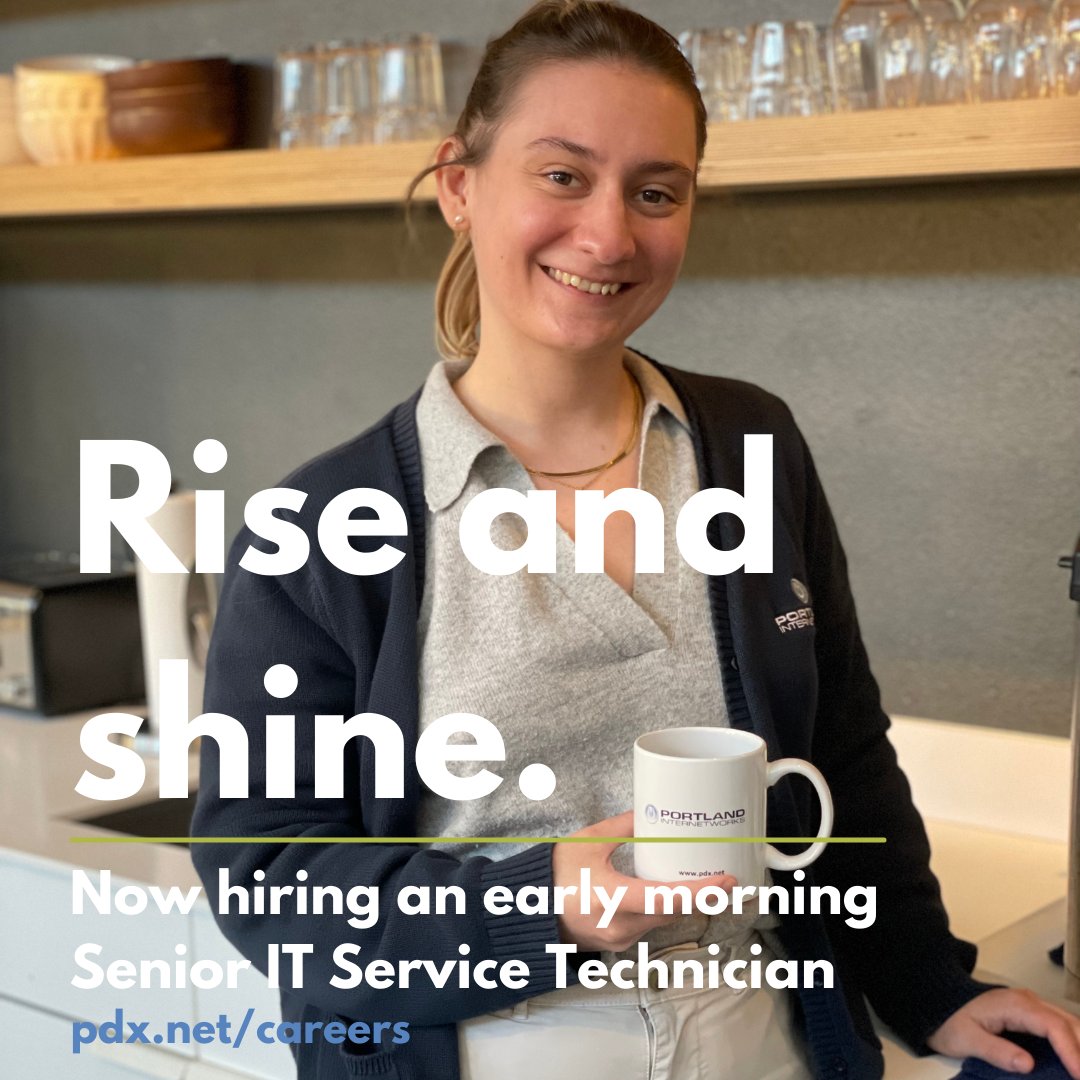 _internetworks's tweet photo. Love the smell of coffee in the morning almost as much as you love solving tricky tech problems? ☕ Well, early birds, this one is for you: We’re searching for a Senior IT Service Technician for our early morning shift. 

You can apply directly right here: https://t.co/gjoNZjNsr3 https://t.co/S7pCd5si5s