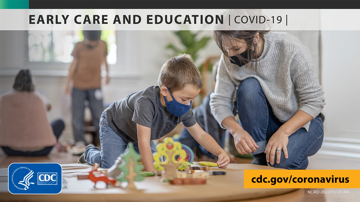 CDCgov's tweet photo. Early care &amp; education providers: Learn about the latest quarantine and isolation guidance for limiting the spread of #COVID19 among staff, children, and their families. More: https://t.co/xyXc959VbQ. https://t.co/gtV0CWMBjW