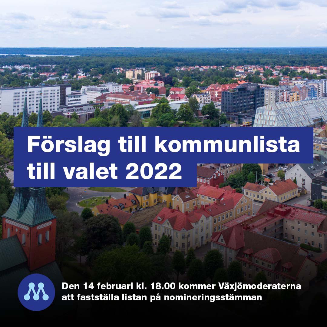 ”Anna Tenje ska toppa ett starkt lag som byggs upp av driftiga och kunniga kandidater där alla vill vara med för att fortsätta utveckla Växjö till en ännu bättre kommun att leva i”
#vxopol #växjö 
vaxjomoderaterna.se/ett-lag-for-at…