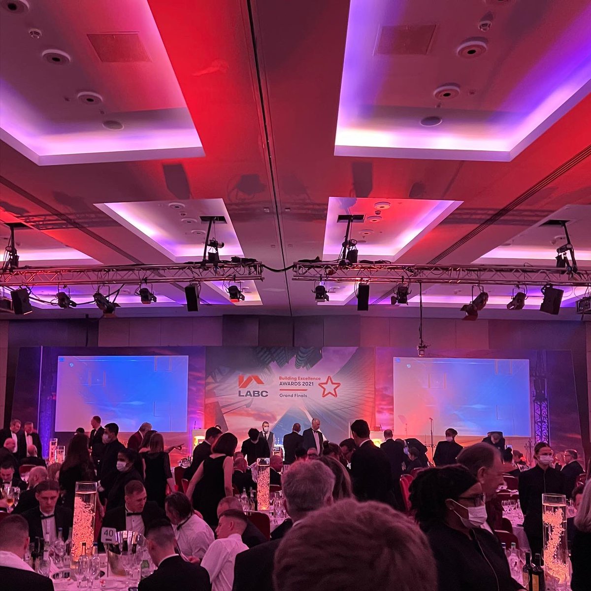 spase_design's tweet photo. Awards night! delighted to be South West Regional winners.  Now find out if we win the Finals in London. 

nominated for best residential extension in Bruton, and for best purpose built accommodation for the sustainable Dorset Eco Retreats. 

#labcawards #awards #architecture https://t.co/VsHvK0e5el