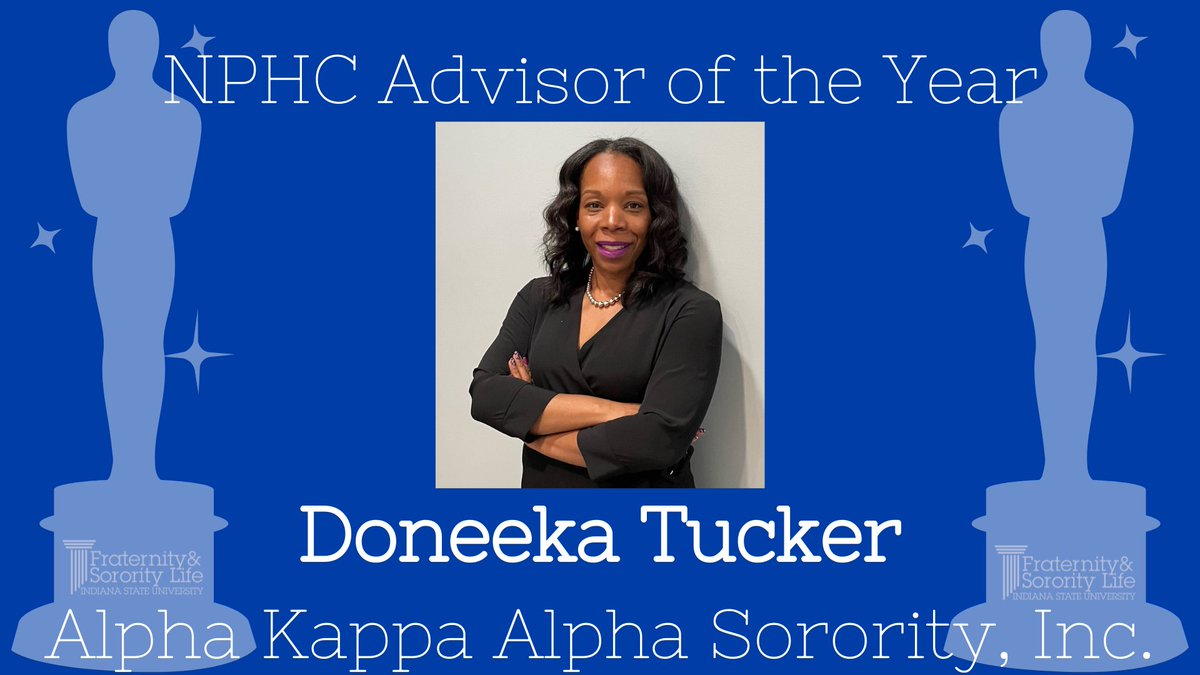 IndStateFSL's tweet photo. Advisor of the Year award is given to an advisor in each council who showcases their engagement and mentoring member in developing service, leadership, new member education, and scholastic achievement https://t.co/2EgbwOlkma