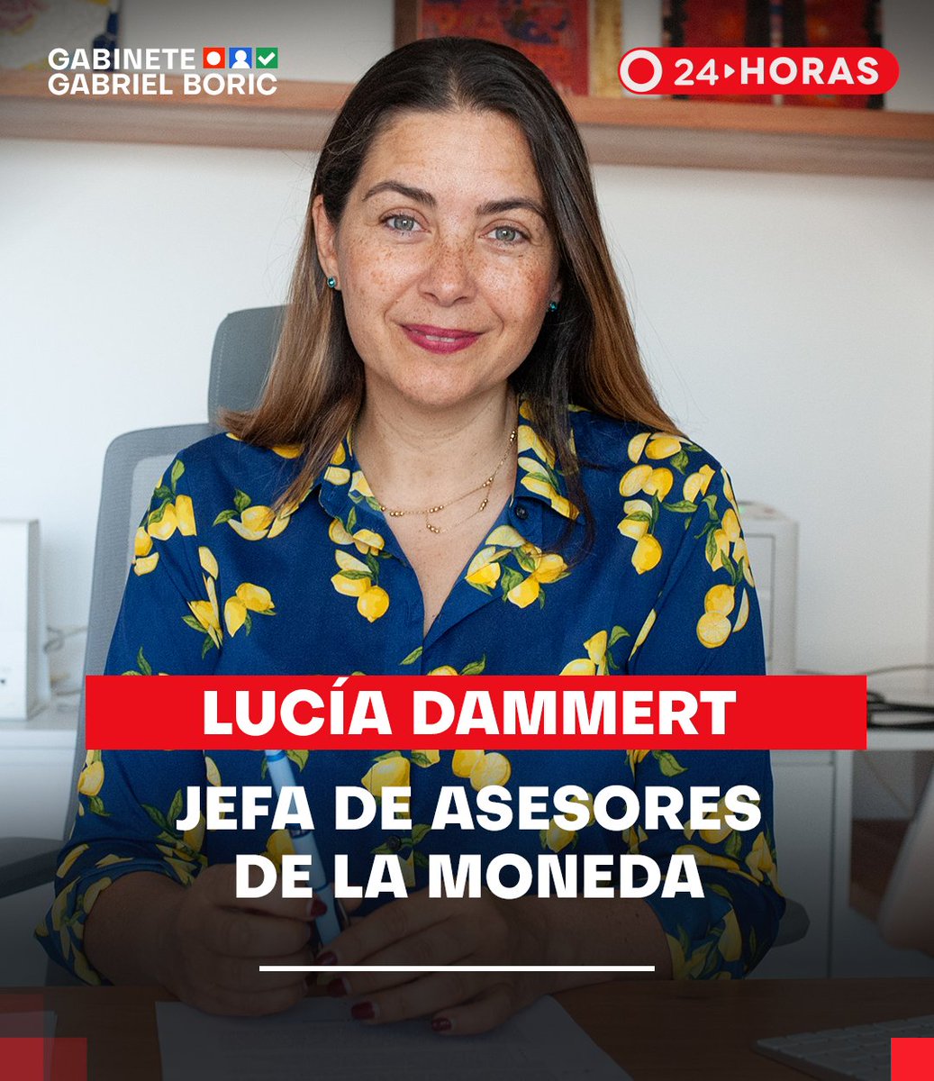 ⭕ #ÚLTIMOMINUTO | Futura vocera de Gobierno <a href="/camila_vallejo/">Camila Vallejo Dowling</a> anunció que <a href="/LuciaDammert/">Lucía Dammert</a> asume como Jefa de asesores de La Moneda. bit.ly/3s2qGTF