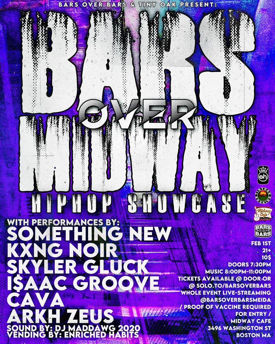 2/1 in Jamaica Plain @themidwayjp COME KICK IT WIT THE BAD GUY😈