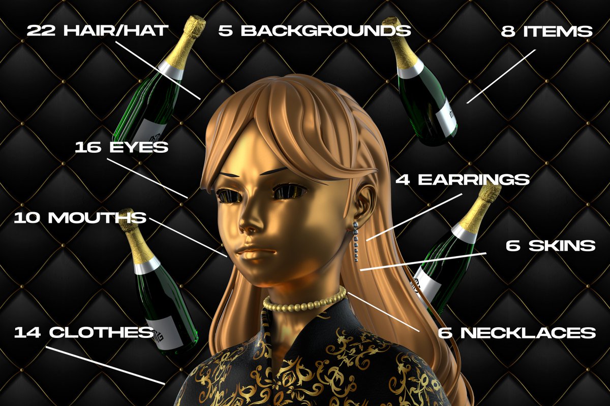 NFTMTG's tweet image. Introducing the Royal Elite traits! Each trait is NEW and not from our original 10,000 collection. These 100 NFTs will be rewarded through our staking mechanic coming soon!🔥