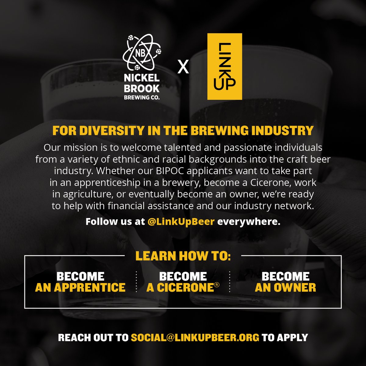 The third brew to come out of our Series 2 collabs is with the OGs from Burlington, ON, <a href="/NickelBrookBeer/">Nickel Brook Brewing Co.</a>! They’ve delivered a 6.1% juicy IPA with notes of gooseberry + citrus 🍻 Pick it up today from both of Nickel Brook’s Burlington + Etobicoke taprooms or order online (in ON)!