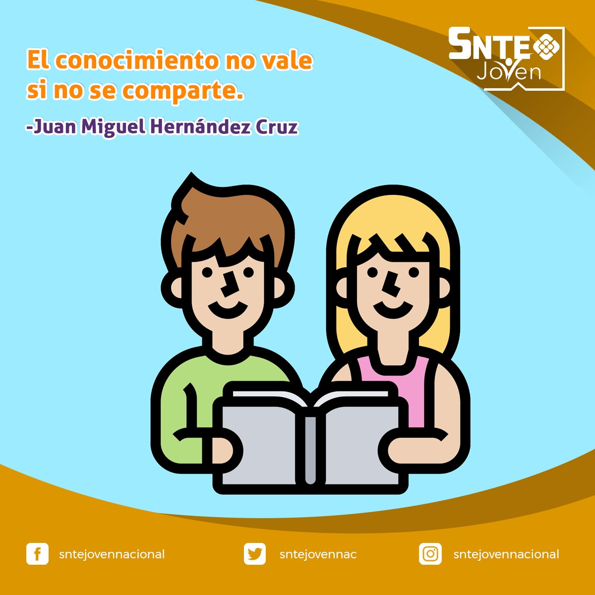 sntejovennac's tweet photo. Compartamos valor cada día. https://t.co/7qfhWaLtLx