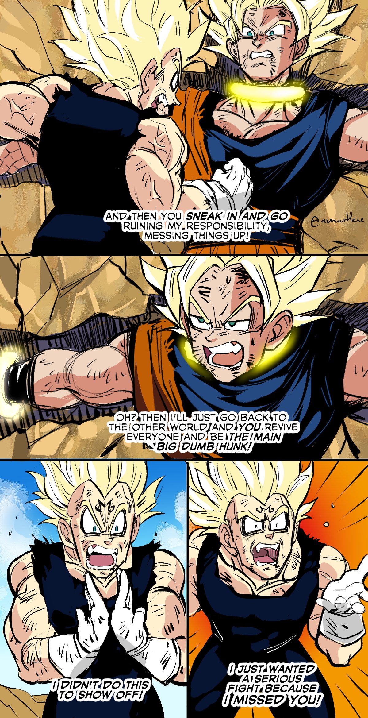 Was Majin Vegeta SSJ2 the entire time? • Kanzenshuu