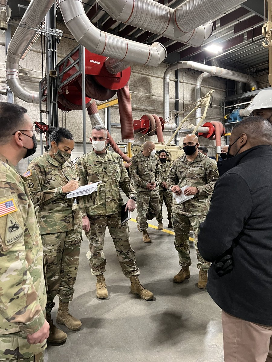@USAODCorps DoT welcomed @peogcs CW5 Cudjoe and MSG Taylor to our OD training facility to discuss training curriculum and equipment to see where they can leverage resources to get better training to the #Ordnance #warfighter @ordnanceDTC @OrdnanceCSM @ChiefofOrdnance @SCoE_CASCOM