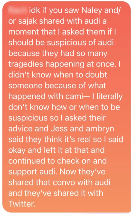 helloleesh's tweet image. Not here to stay, but this is for Audi. I never meant to hurt you. I certainly never intended to lie. I understand you're hurt. I was trusting the counsel of people I thought were friends because of a situation I'd been through that caused me to question my ability to discern.