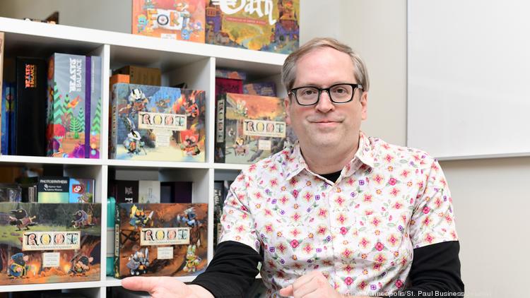 Spotted: <a href="/PatrickLeder/">Patrick Leder</a> of <a href="/LederGames/">Leder Games</a> (Root, Fort, Oath) rocking our Meeple Garden shirt during a recent interview with <a href="/MSPBJnews/">Minneapolis/St.Paul Business Journal</a> 😊 bizjournals.com/twincities/new…
