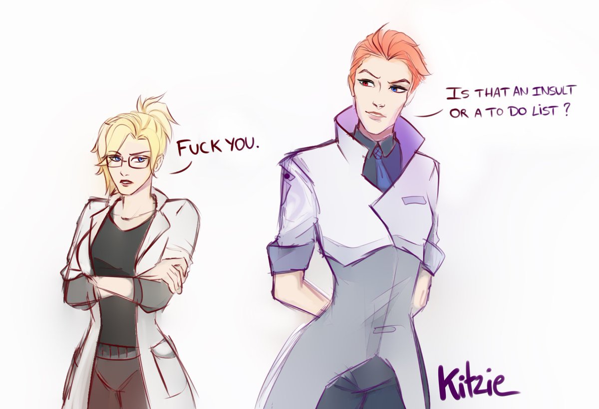 Anyone want to do a Moira x Mercy RP? 