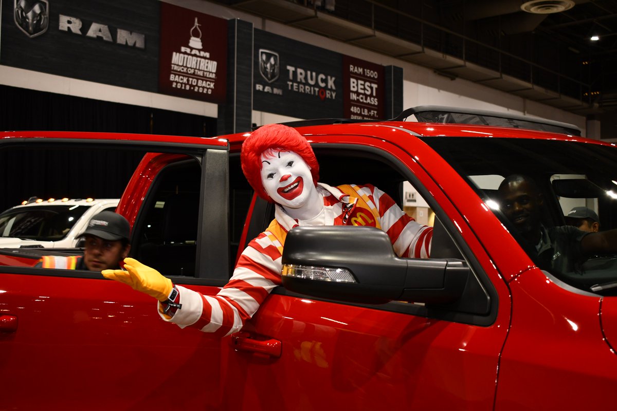 HoustonAutoShow's tweet image. The Houston Auto Show is honored to partner with @rmhcghg. Ronald McDonald himself will be visiting the show this weekend, stop by for a chance to meet him and check out the one and only Big Red Shoe Car!