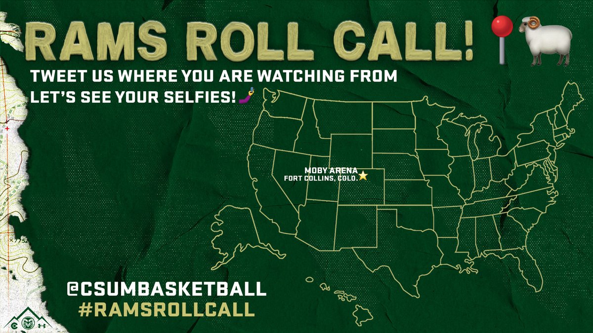 CSUMBasketball's tweet photo. #RamsRollCall at #BiggerThanBasketball 

Reply with your selfie and show us where you are watching tonight!

#TeamTogether x @uchealth https://t.co/HKqnE88uMY