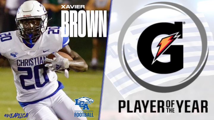 Gatorade POY and <a href="/UVAFootball/">Virginia Football</a> commit <a href="/XavierBrown22/">Xavier Brown</a> chose our youth basketball program to donate his $1,000 to.  What a humble student-athlete! We can’t thank you enough for thinking of the youth in our city and using your platform to bless them! Thank you young man! #Family