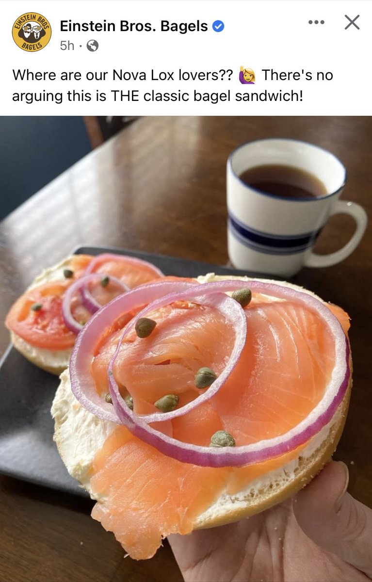 “Appellant does not argue—indeed, cannot argue—that this is THE classic bagel sandwich.”