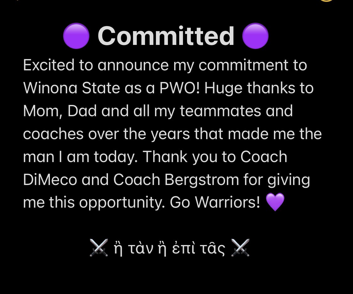 COMMITTED ⚔️ #GGT
<a href="/Rocco_DiMeco/">Rocco DiMeco</a> <a href="/Coach_Bergy/">Brian Bergstrom</a>